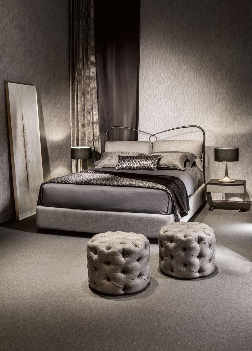 Rectangular metal bedside table | Taolino by Cantori