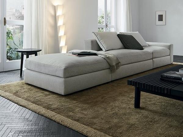 Fabric sofa with removable cover | Dune by Poliform