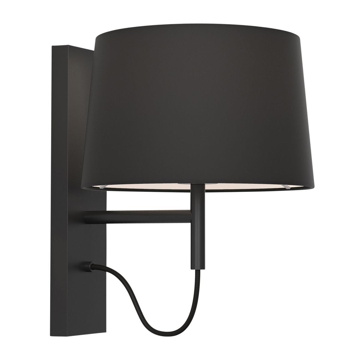 LED wall lamp in steel and fabric with fixed arm | Telegraph by Astro lighting