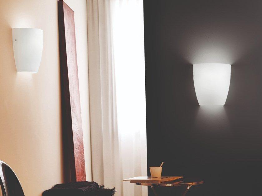 Glass wall light | Dafne Ap by Vistosi