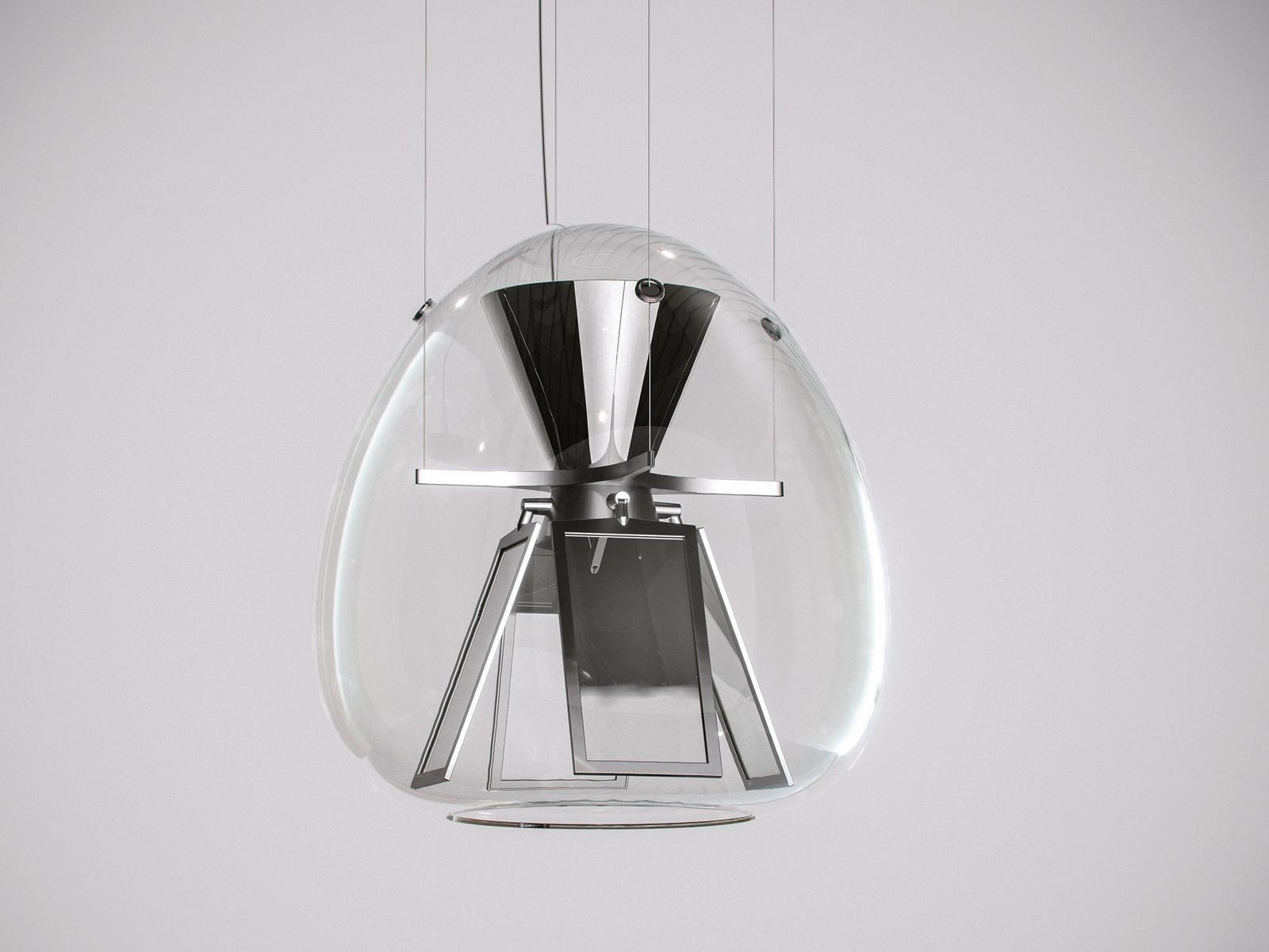 Direct light blown glass pendant lamp | Harry H. by Artemide