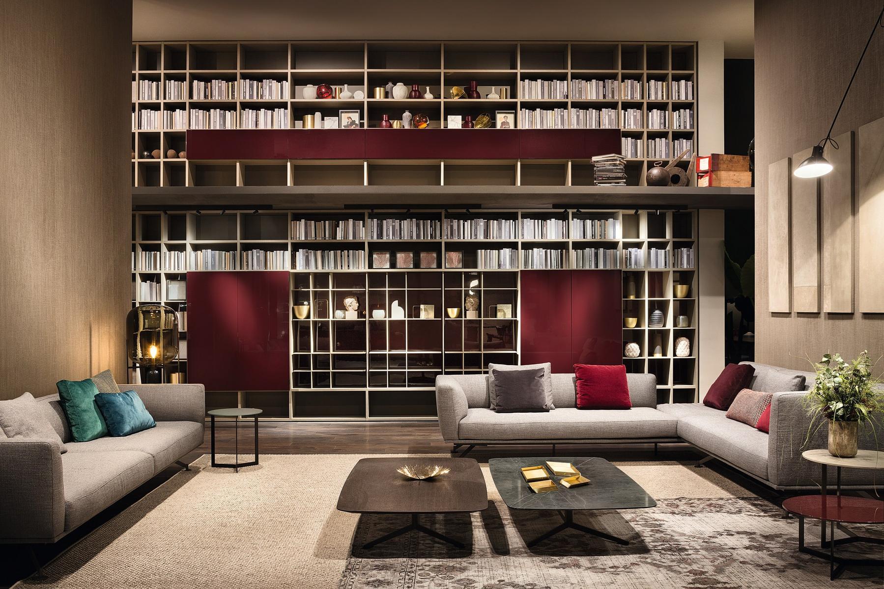 Corner fabric sofa | Neil by Lema