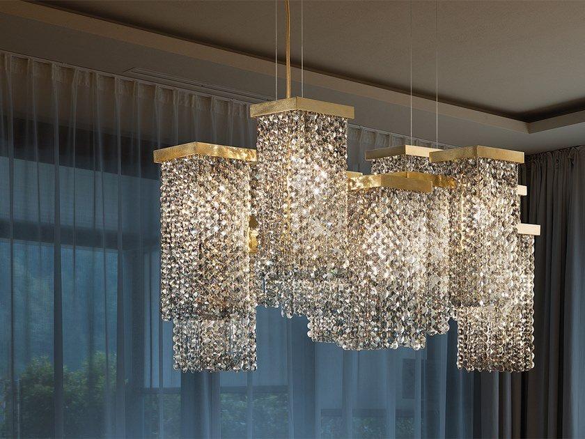 Crystal pendant lamp | Skyline S12 by Masiero