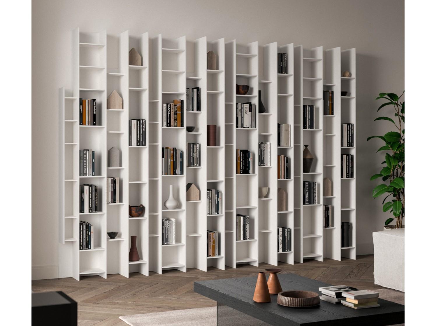 Wall-mounted modular bookcase | Byblos by Ozzio Italia