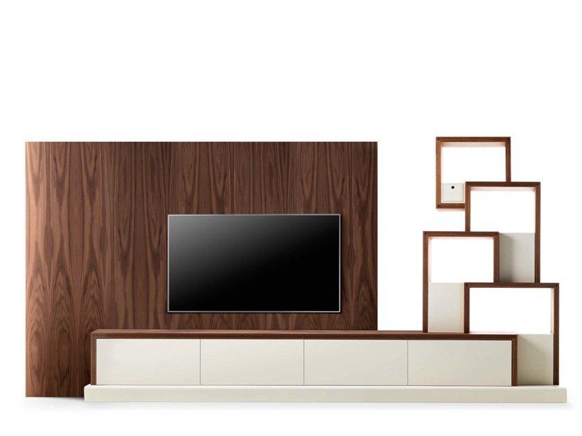 Modular storage wall | My Cat by Grilli