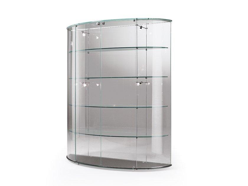 Display cabinet with integrated lighting | Mega by Reflex