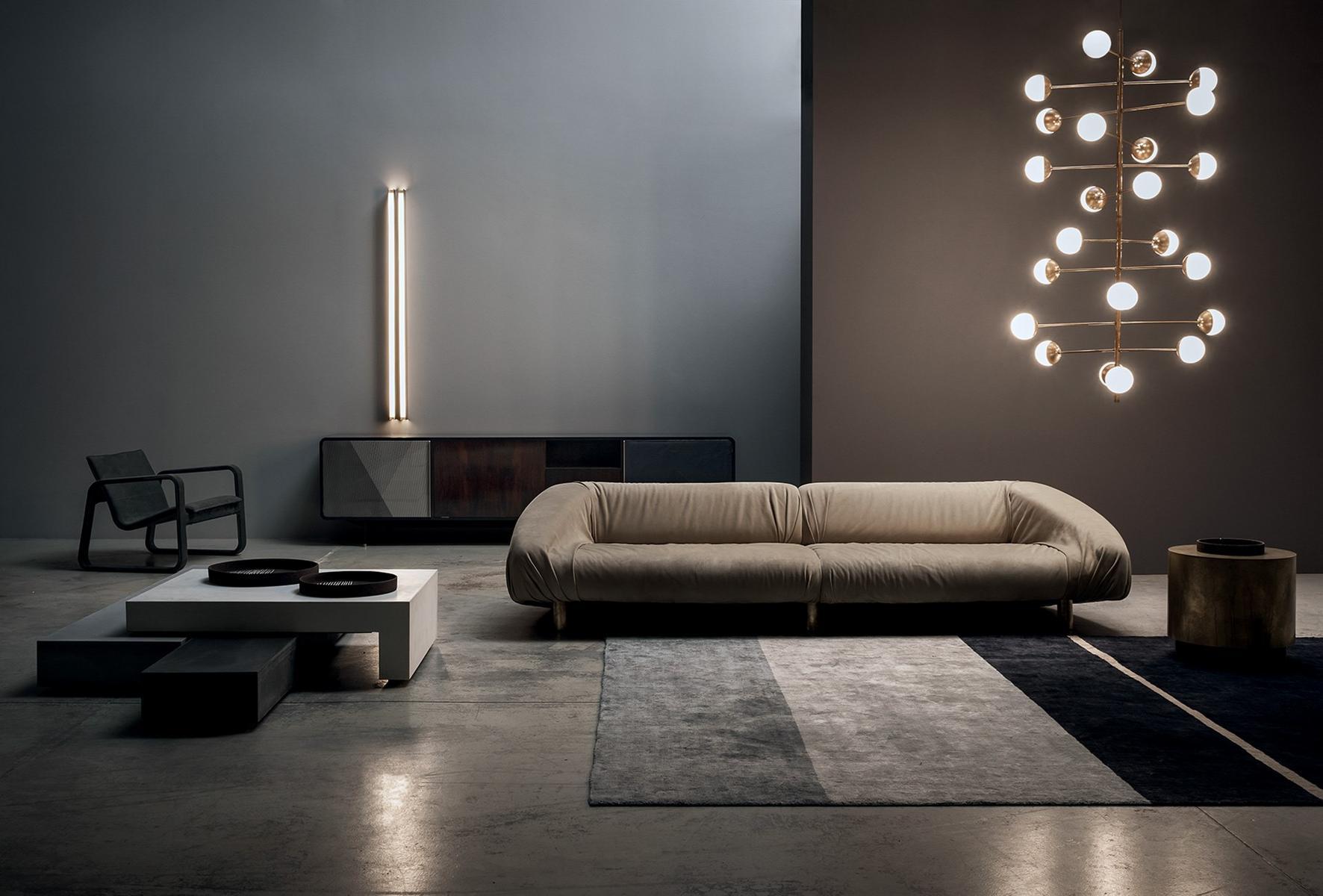 Contemporary style engineered wood sideboard with doors | Memo by Baxter