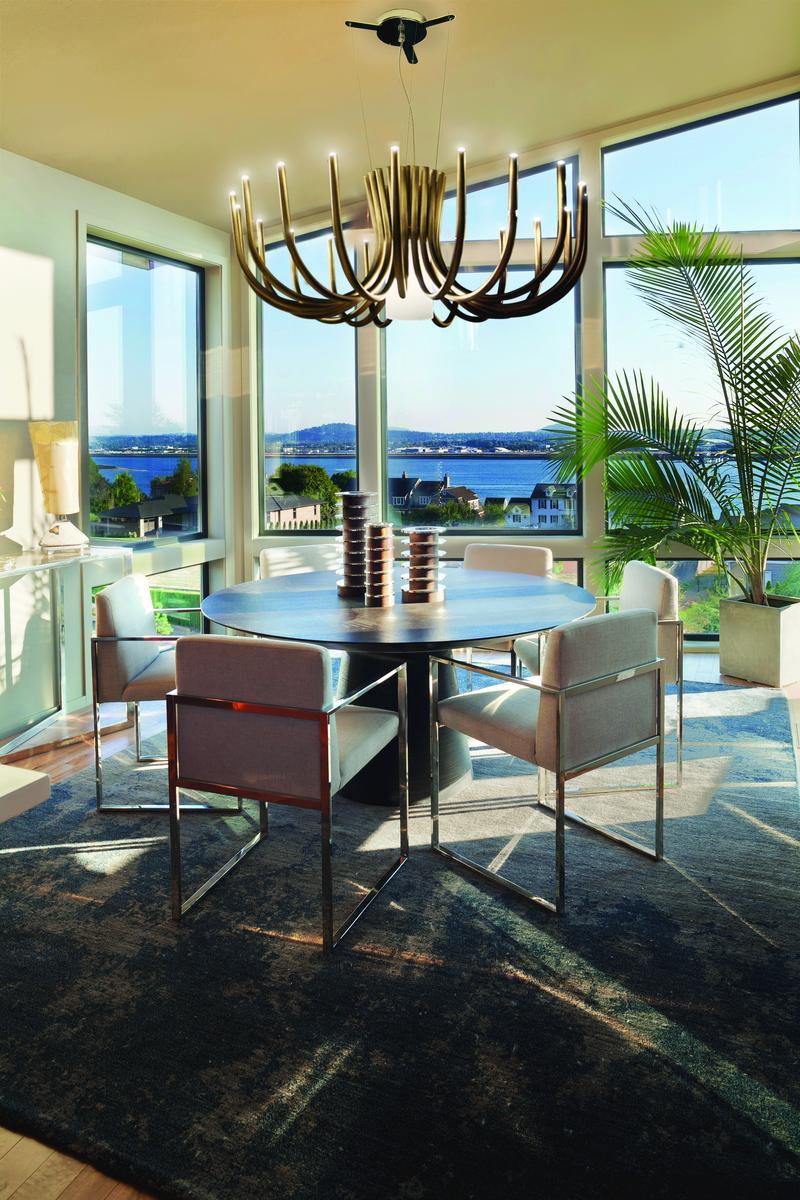 LED metal chandelier | Stardust Small by Contardi