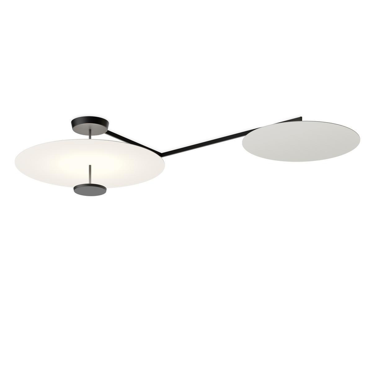 LED metal ceiling lamp | Flat 5924 by Vibia