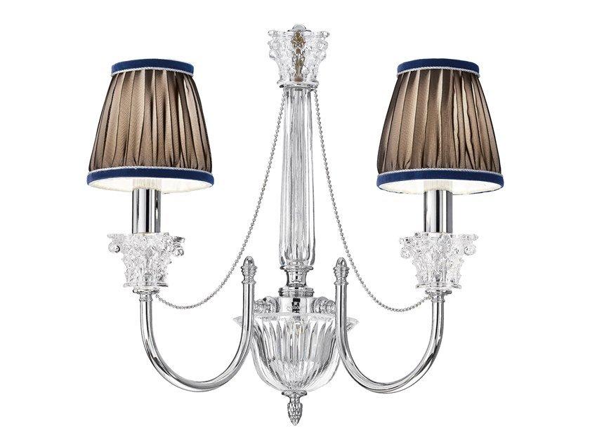 Chrome wall light with shades | Vicky 37089/a2 by Possoni Illuminazione