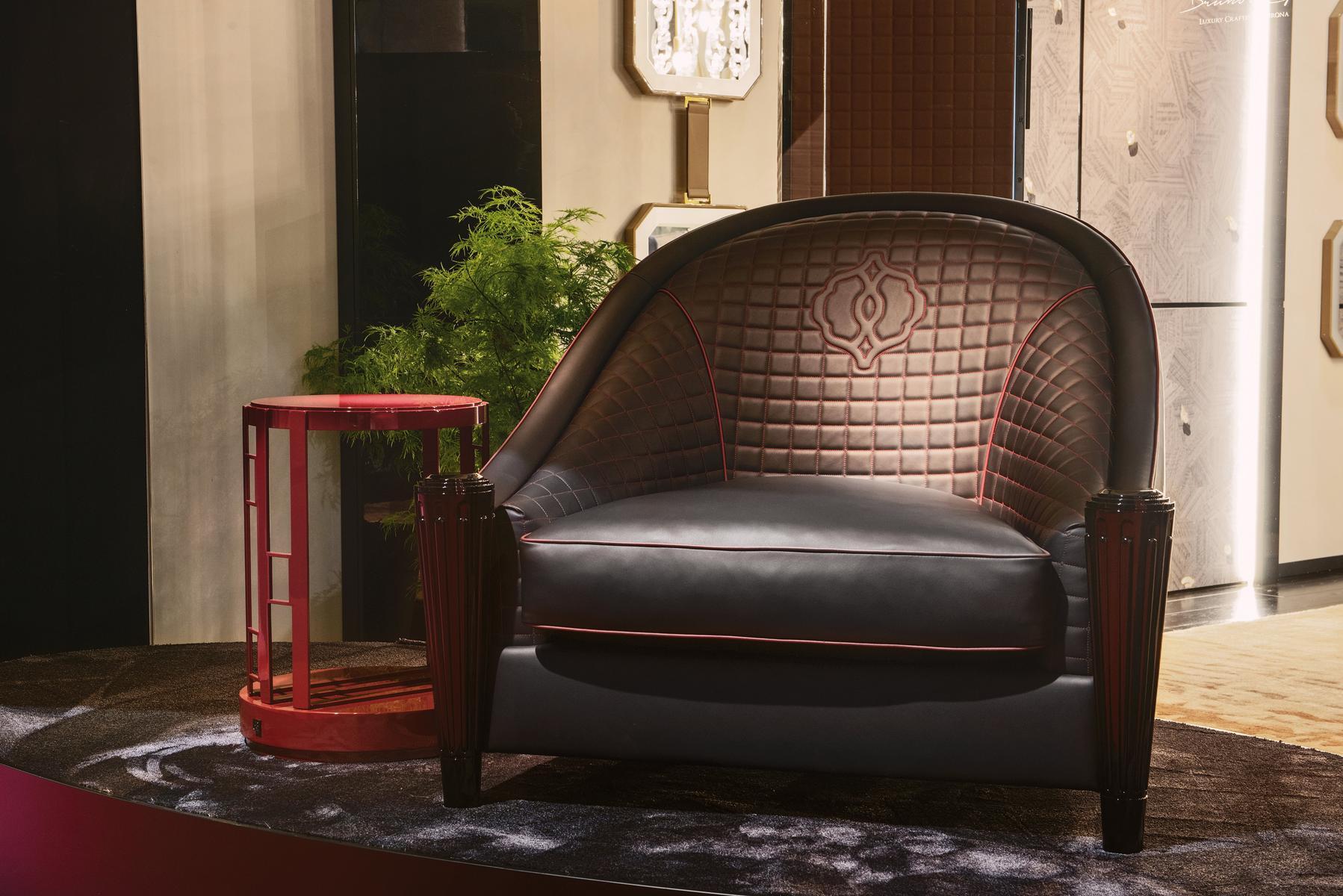 Round multi-layer wood side table | Stan by Bruno Zampa