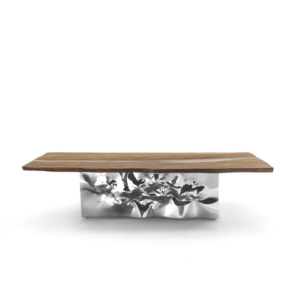 Rectangular wood table | Riflessi by Riva 1920