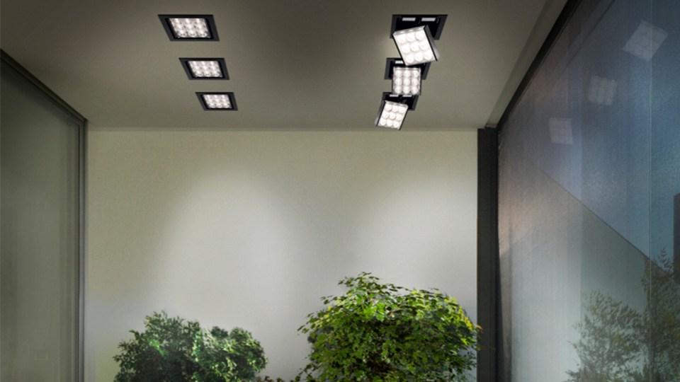 LED Ceiling adjustable aluminium | Pad 80 by Artemide
