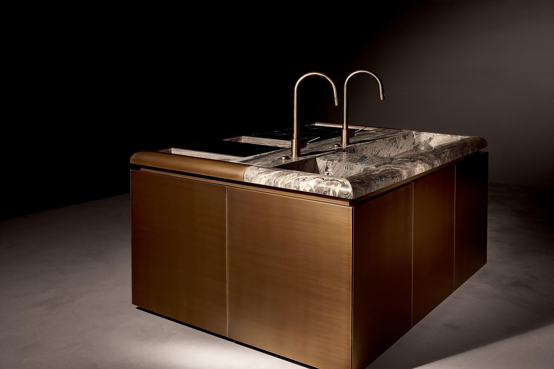 Fitted kitchen with island Rossana Dc10