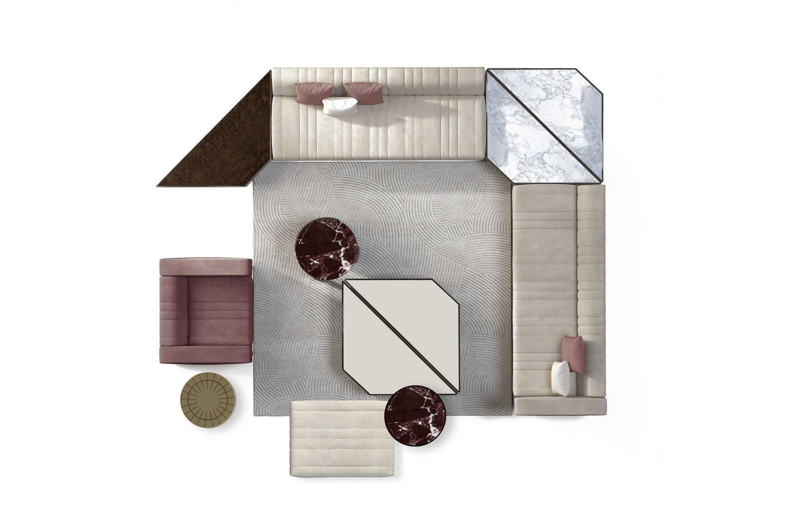 Corner sectional fabric sofa | Grand by Capital Collection