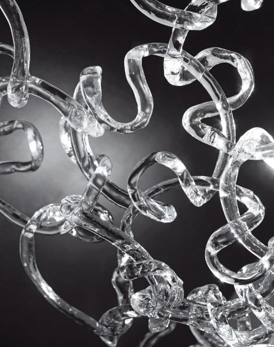 Glass pendant lamp | Giogali 3d Sp by Vistosi