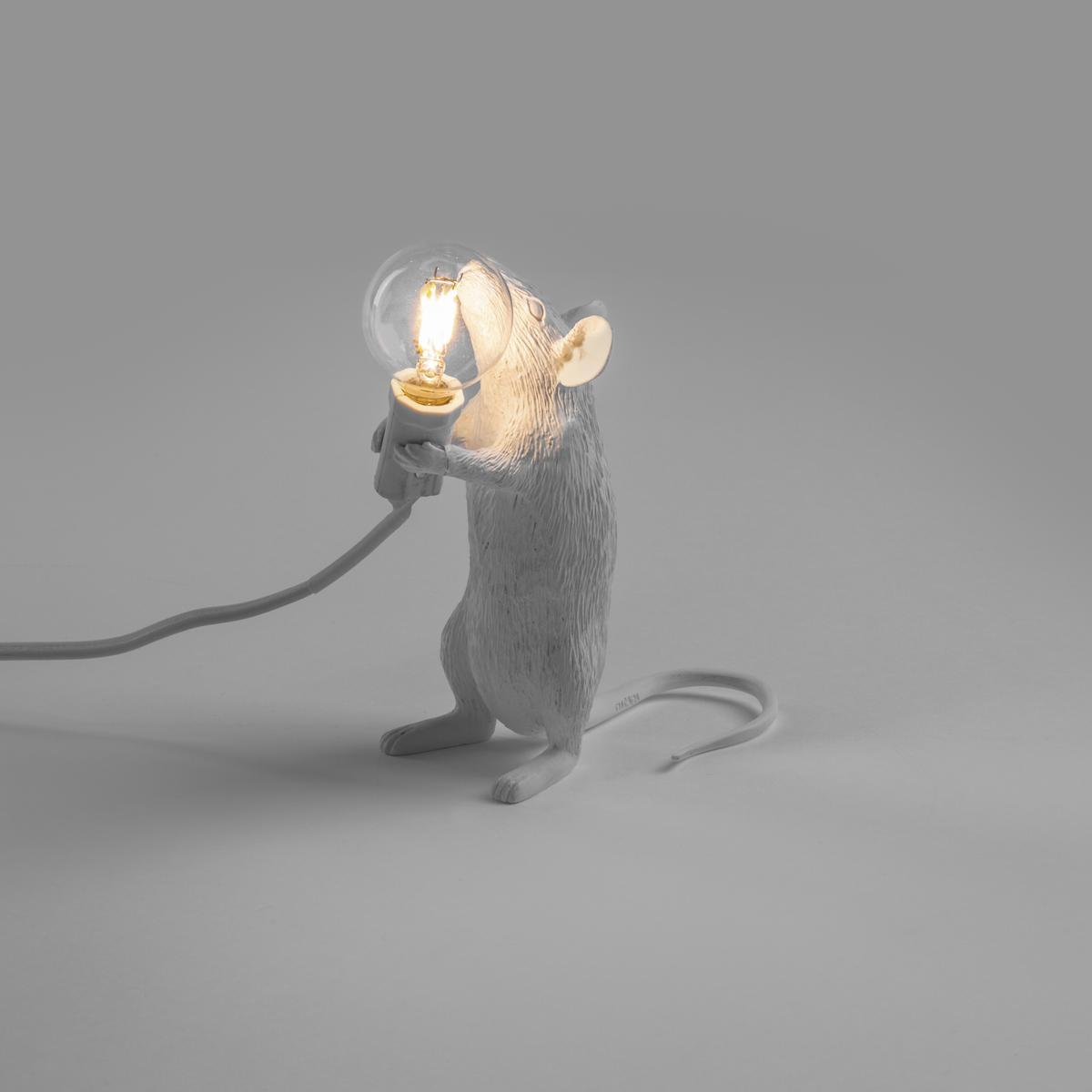 LED resin table lamp | Mouse Lamp Standing - Step by Seletti