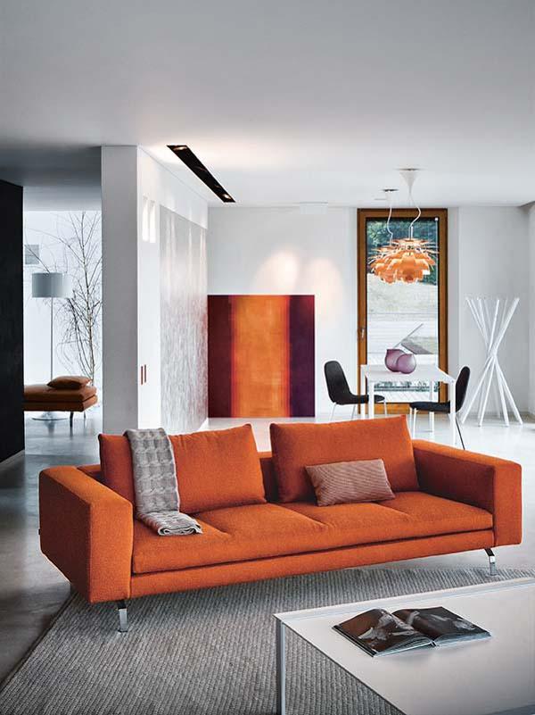 Sofa with removable cover | Bruce by Zanotta