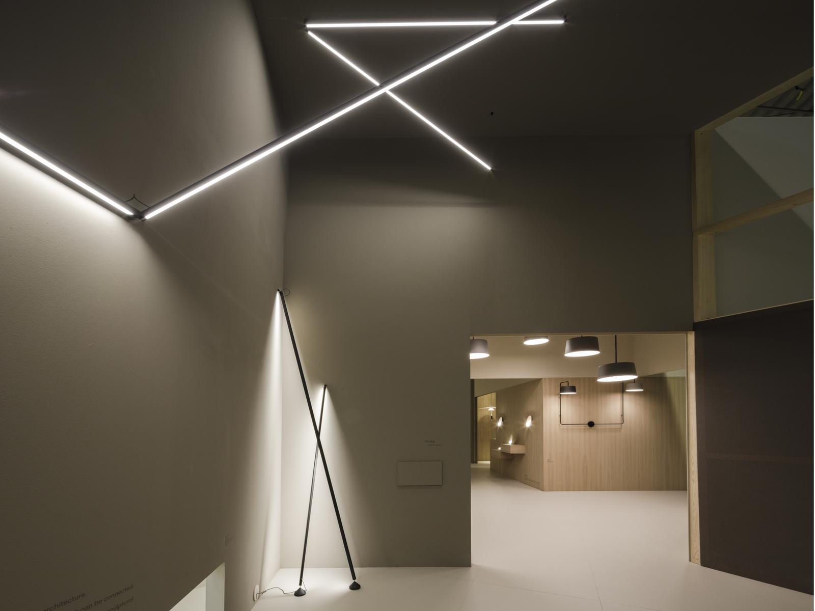 Aluminium linear lighting profile for LED modules | Sticks by Vibia