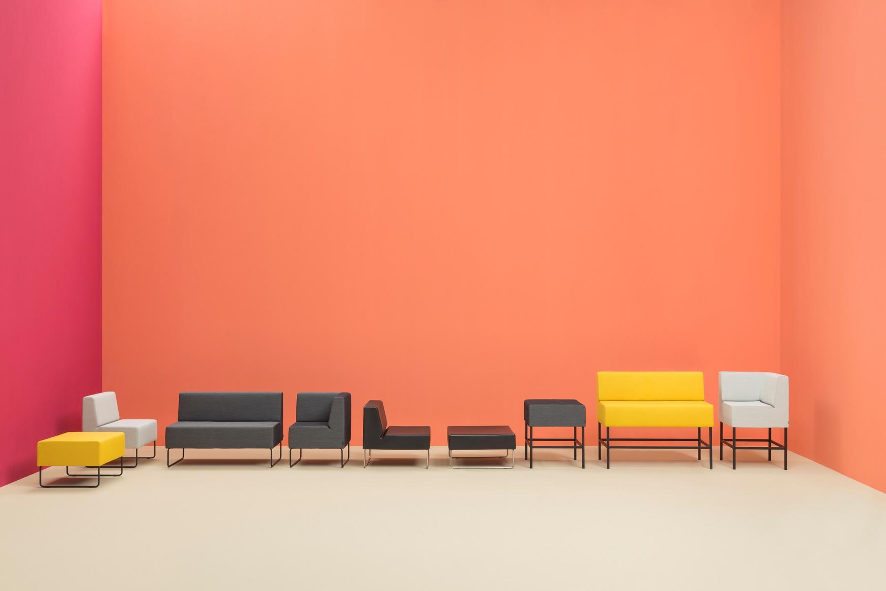 Upholstered modular armchair | Host 202 by Pedrali