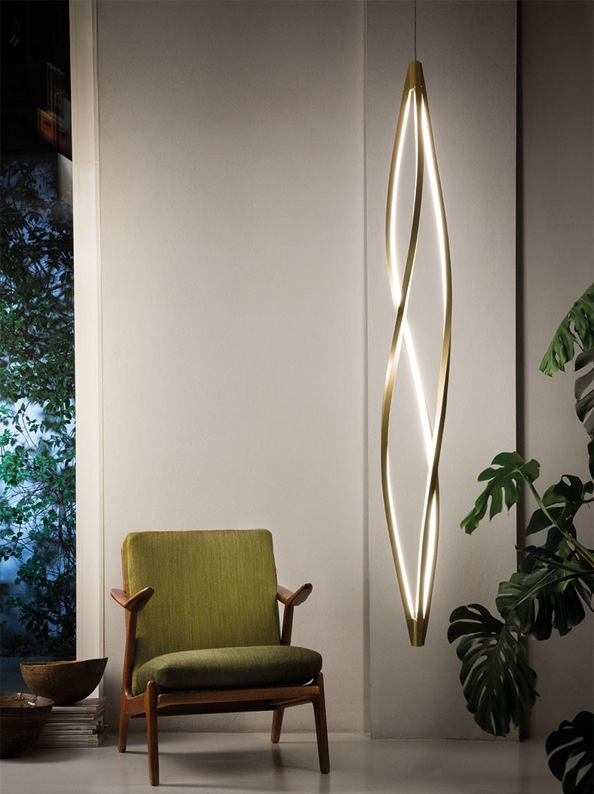 Contemporary style LED pendant lamp | In The Wind Vertical by Nemo