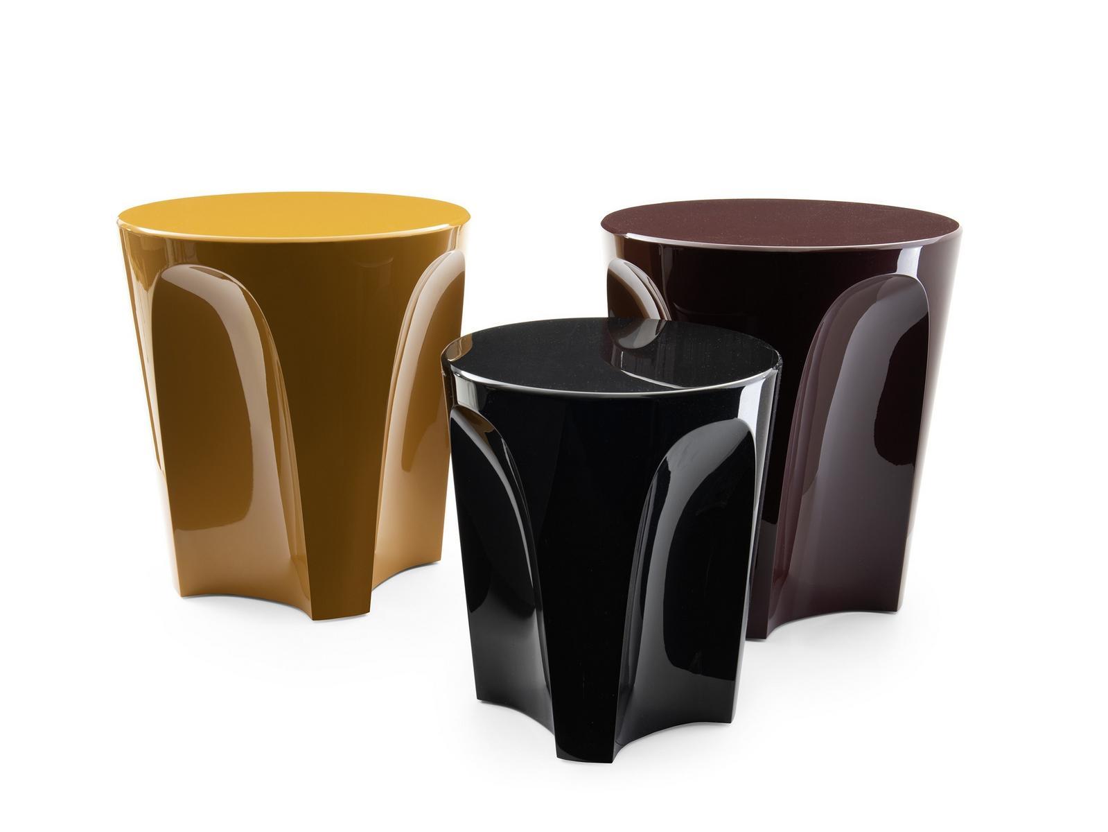 Round polyurethane coffee table | Colosseo by B&B Italia