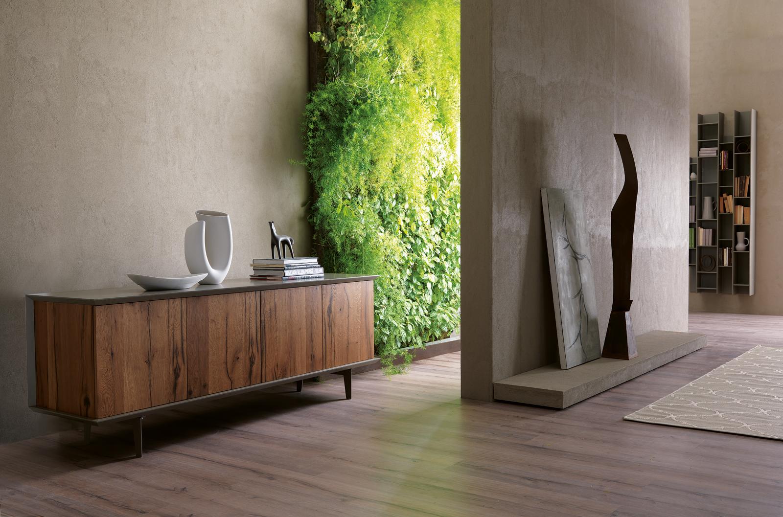 Wooden sideboard with doors | Brera by Ozzio Italia