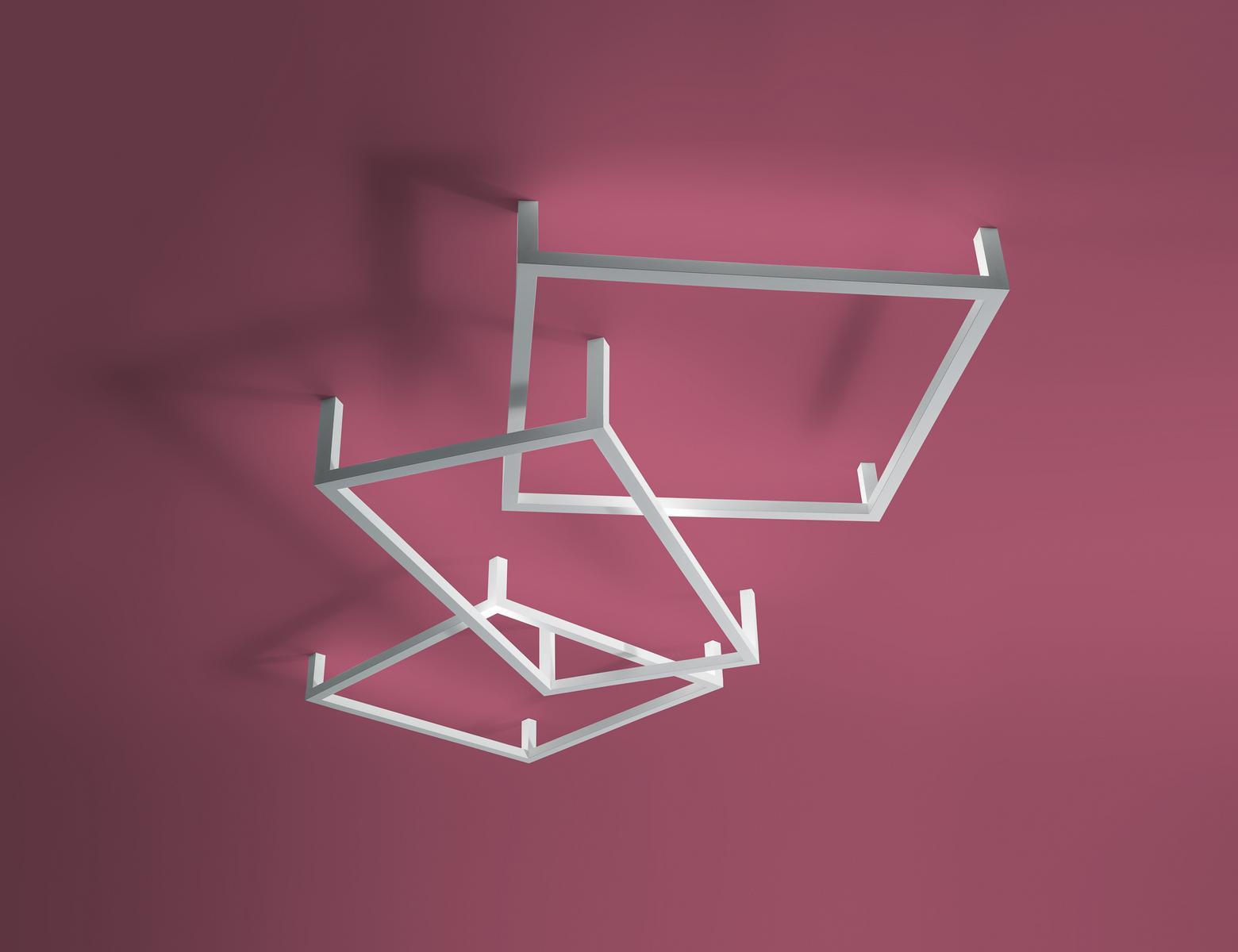 Aluminium ceiling lamp | Framework by Axolight