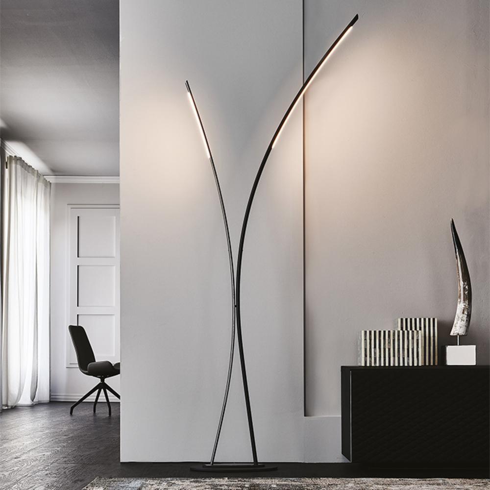 Metal floor lamp | Twin by Cattelan Italia
