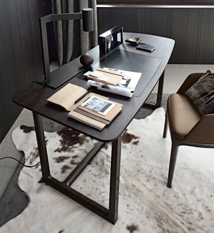 Wooden writing desk | Concorde by Poliform