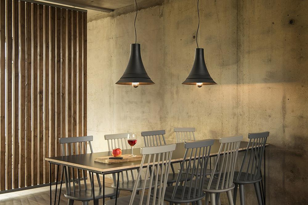 Aluminium pendant lamp in a contemporary style | Bato by SLV