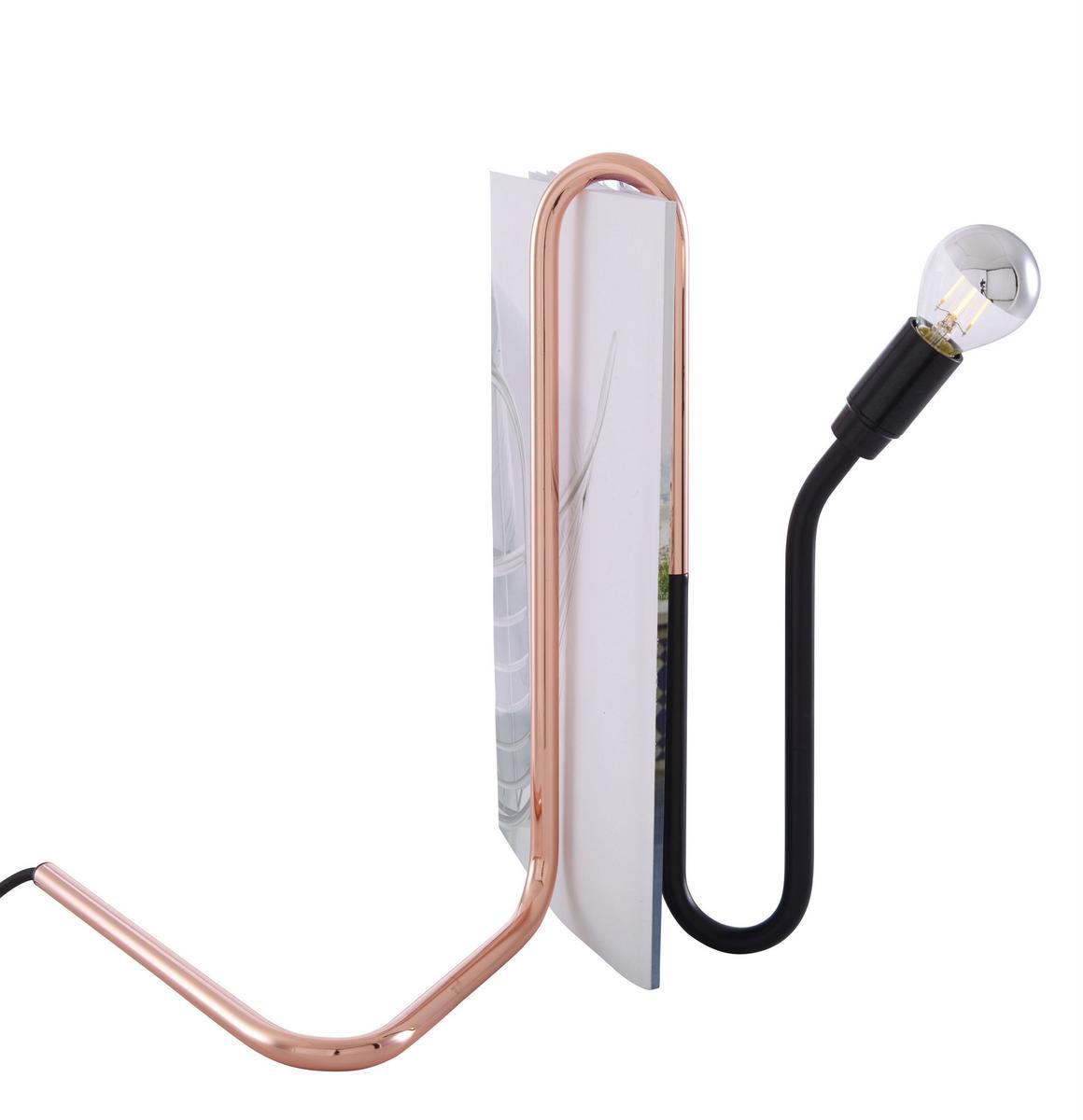 LED copper table lamp | Ondule by Ligne Roset