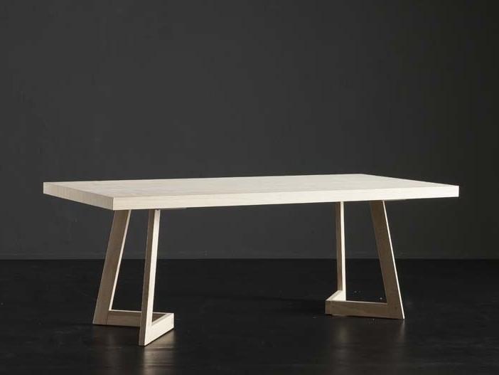 Rectangular wooden dining table | Nizza + Seven by Altacorte