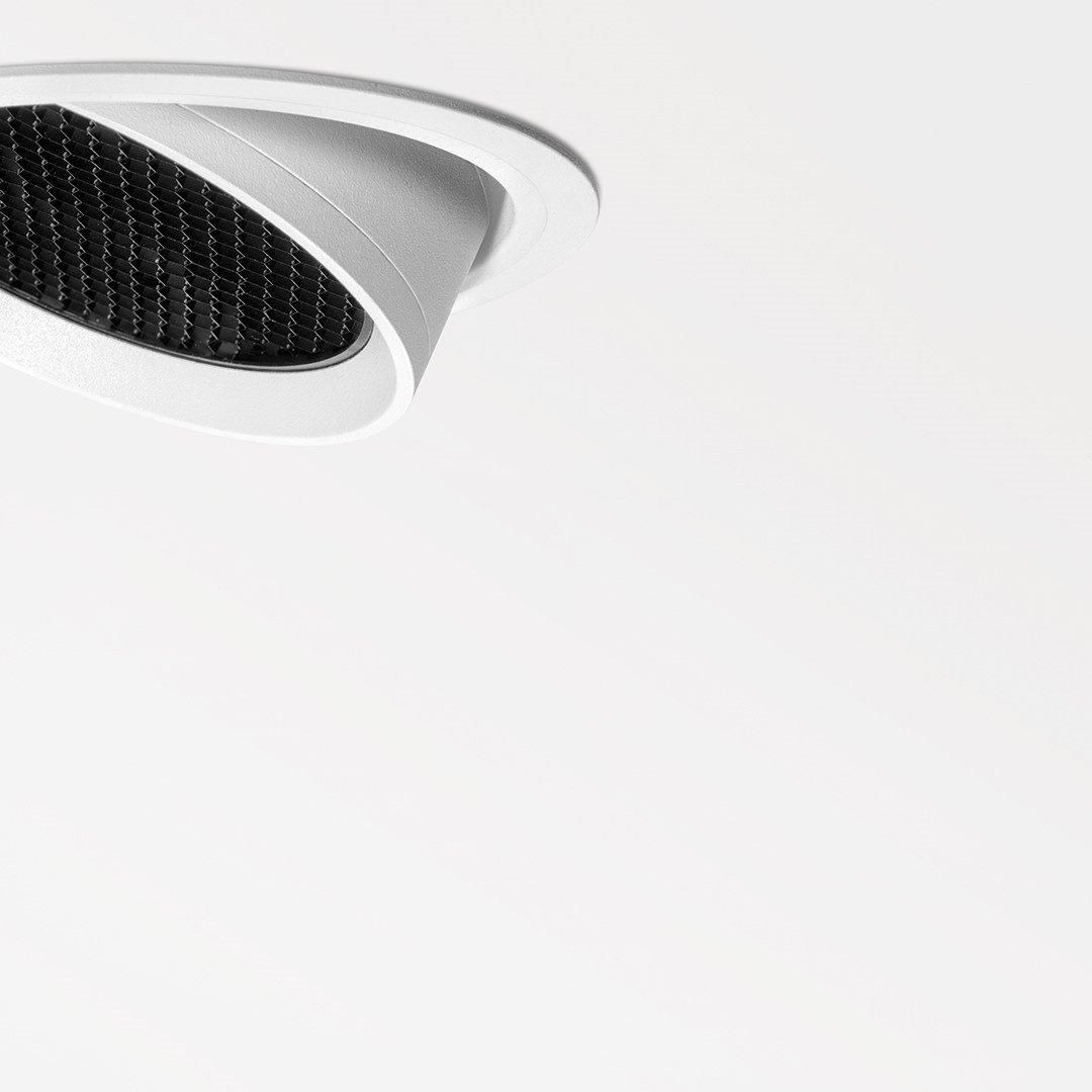 LED adjustable recessed aluminium spotlight | Wellit M by Arkoslight