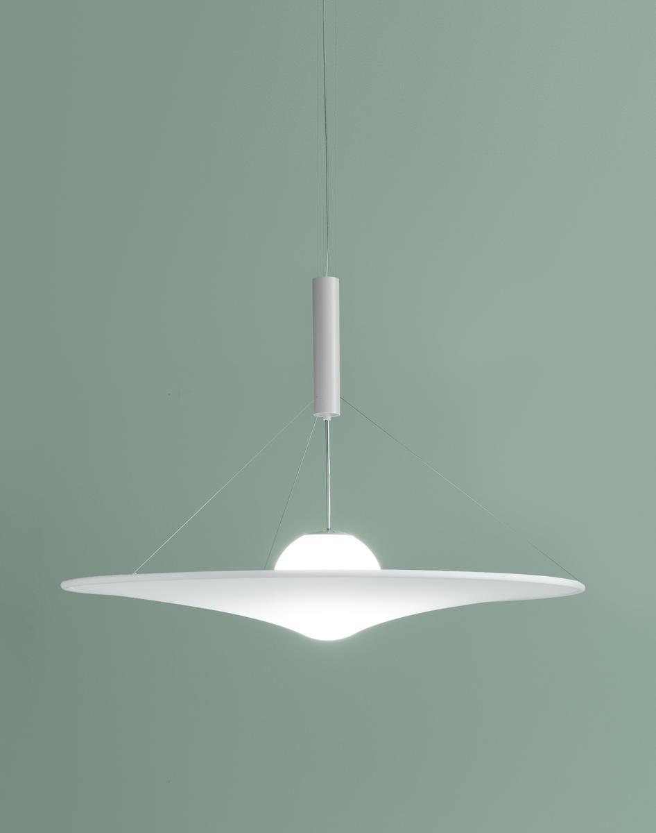 LED direct-indirect light adjustable pendant lamp | Manto by Axolight