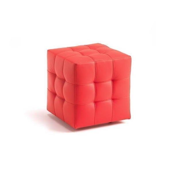 Square eco-leather pouf | Bob by Cattelan Italia