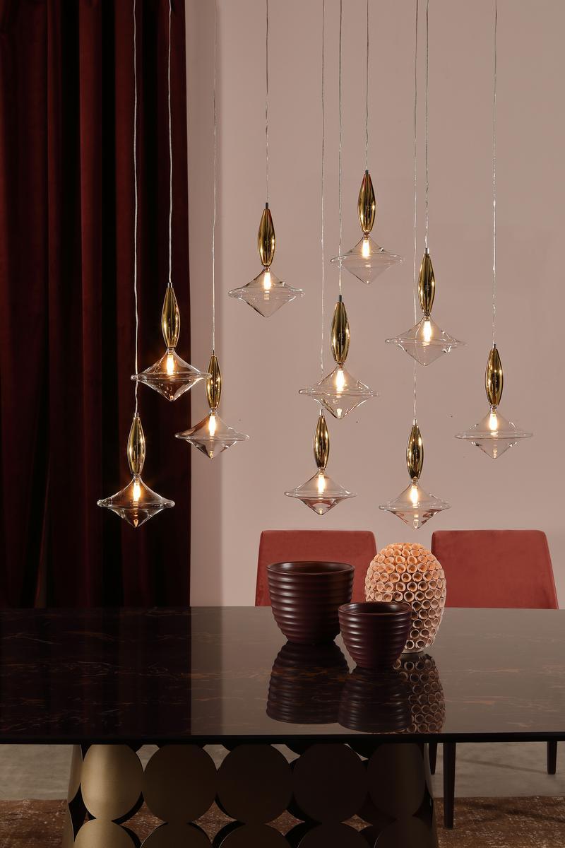 Glass pendant lamp | Etoile by Tonin Casa