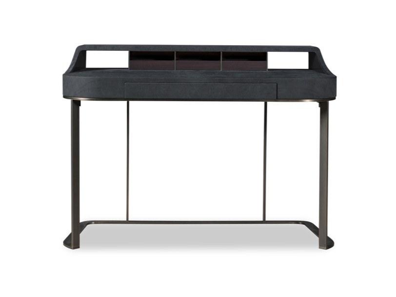 Leather writing desk | Yves by Baxter
