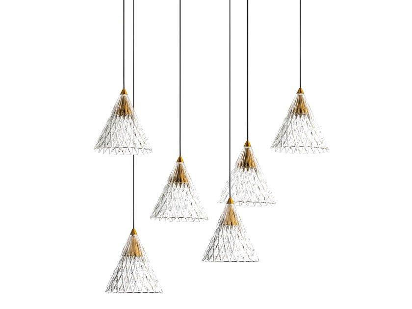 LED PMMA pendant lamp | Veneto - 6 by Leds C4