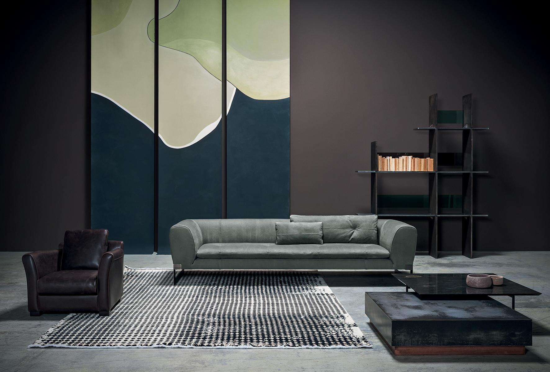 Low square coffee table | Loren by Baxter