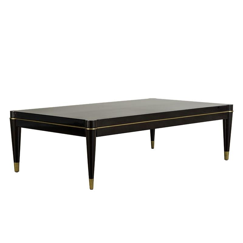 Rectangular wood coffee table | Ambra by Galimberti Nino
