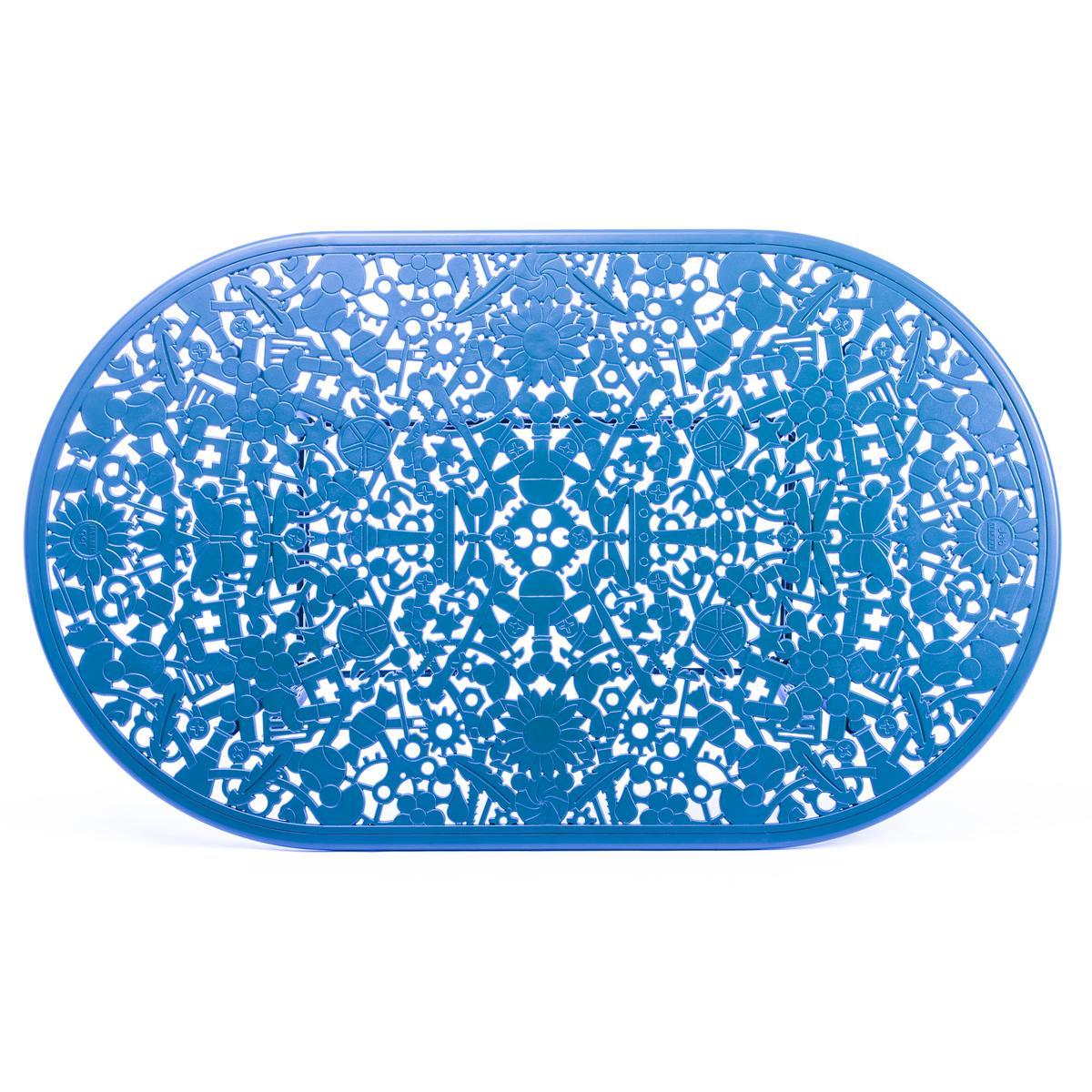 Oval aluminium garden table | Industry by Seletti