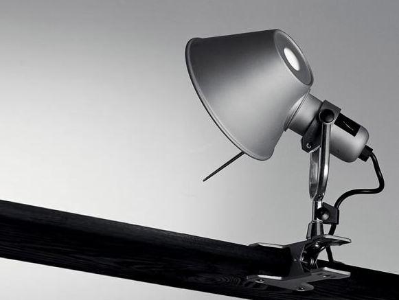 Clamp adjustable spotlight | Tolomeo Pinza by Artemide