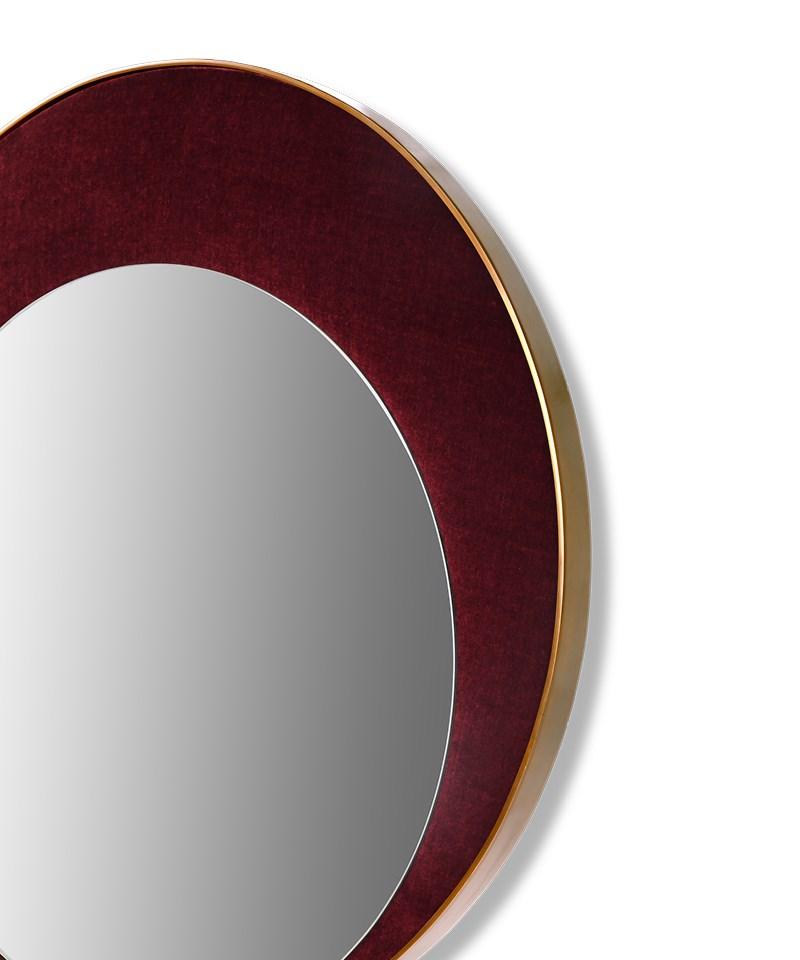 Round wall-mounted mirror | Eclipse by Borzalino