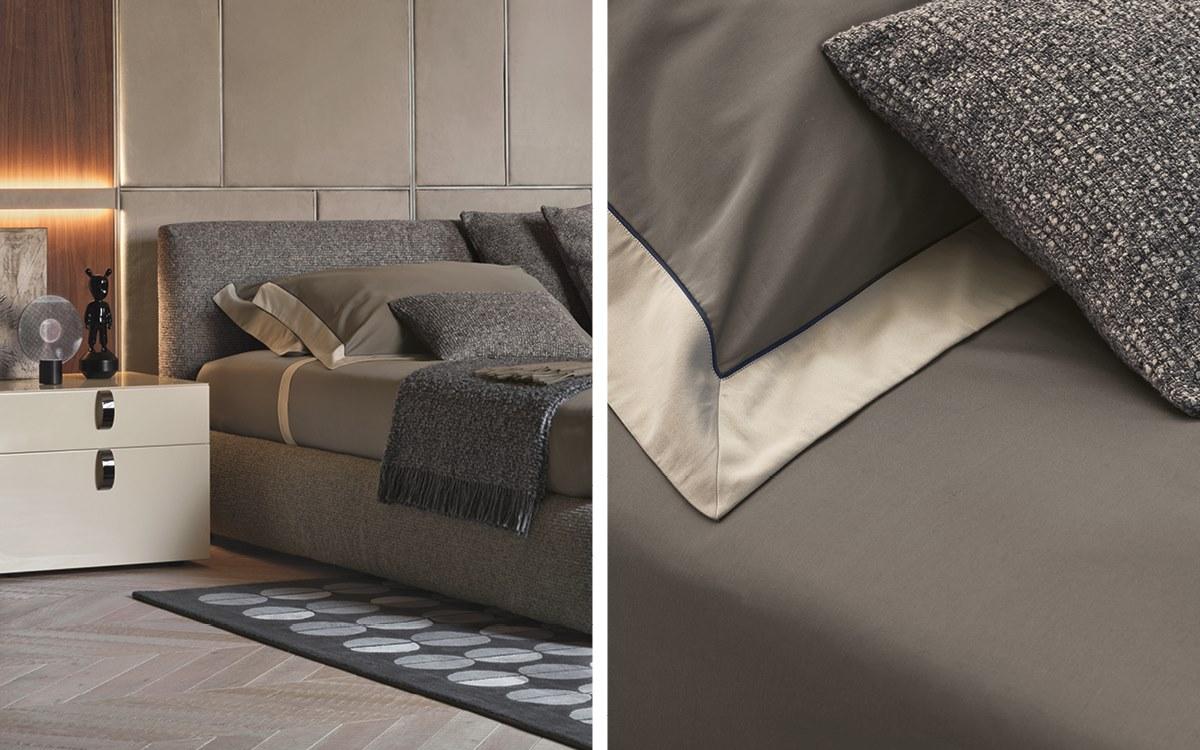 Storage bed | Merkurio by Flou