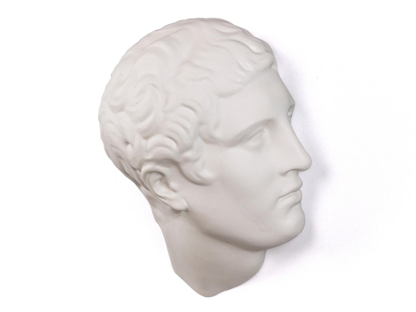 Porcelain wall decor item | Discobolo Head by Seletti
