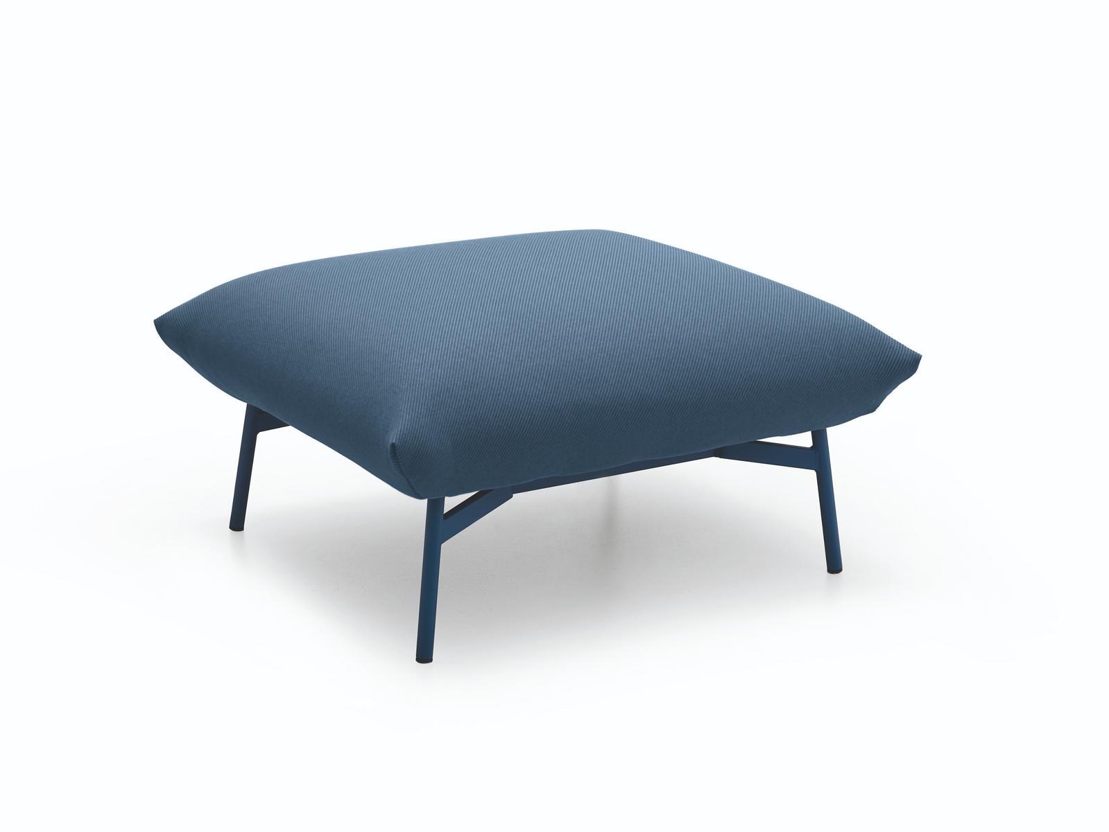 Upholstered rectangular fabric pouf | Area B1 M Ts by Midj