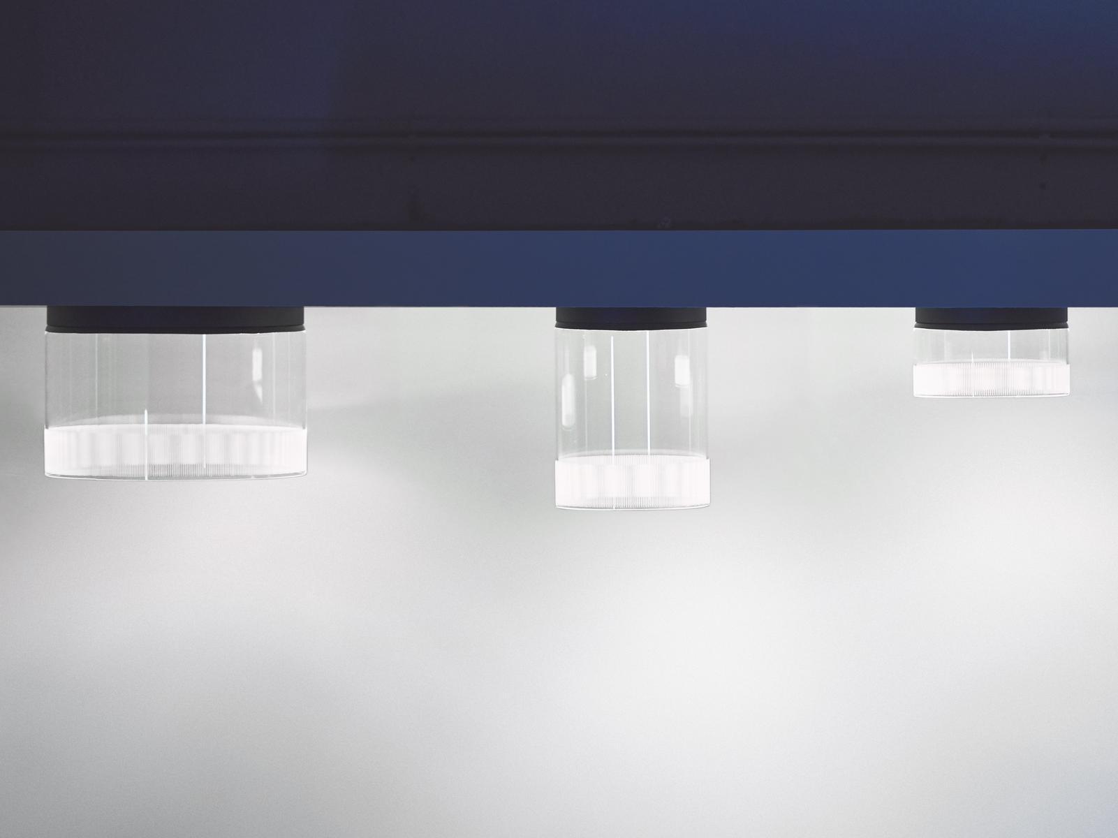 LED Borosilicate glass ceiling lamp | Guise by Vibia