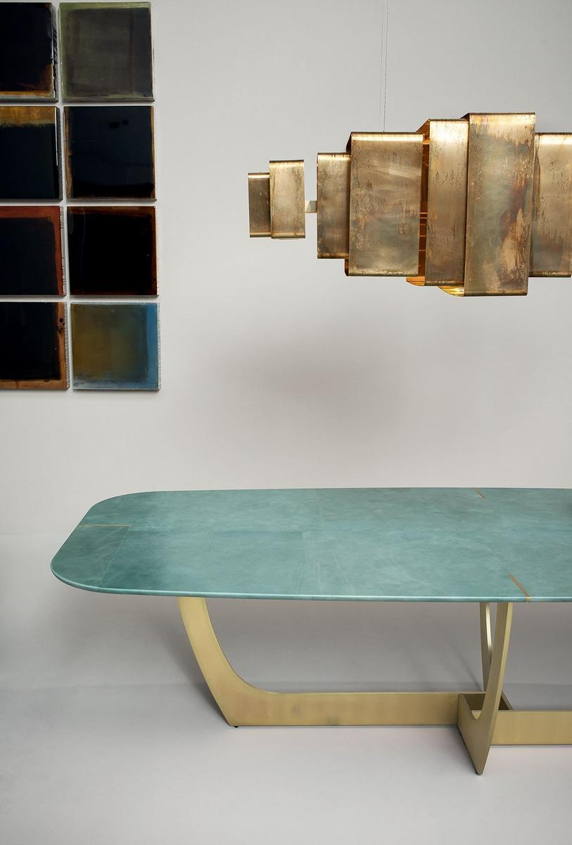 LED brass pendant lamp |  by Baxter