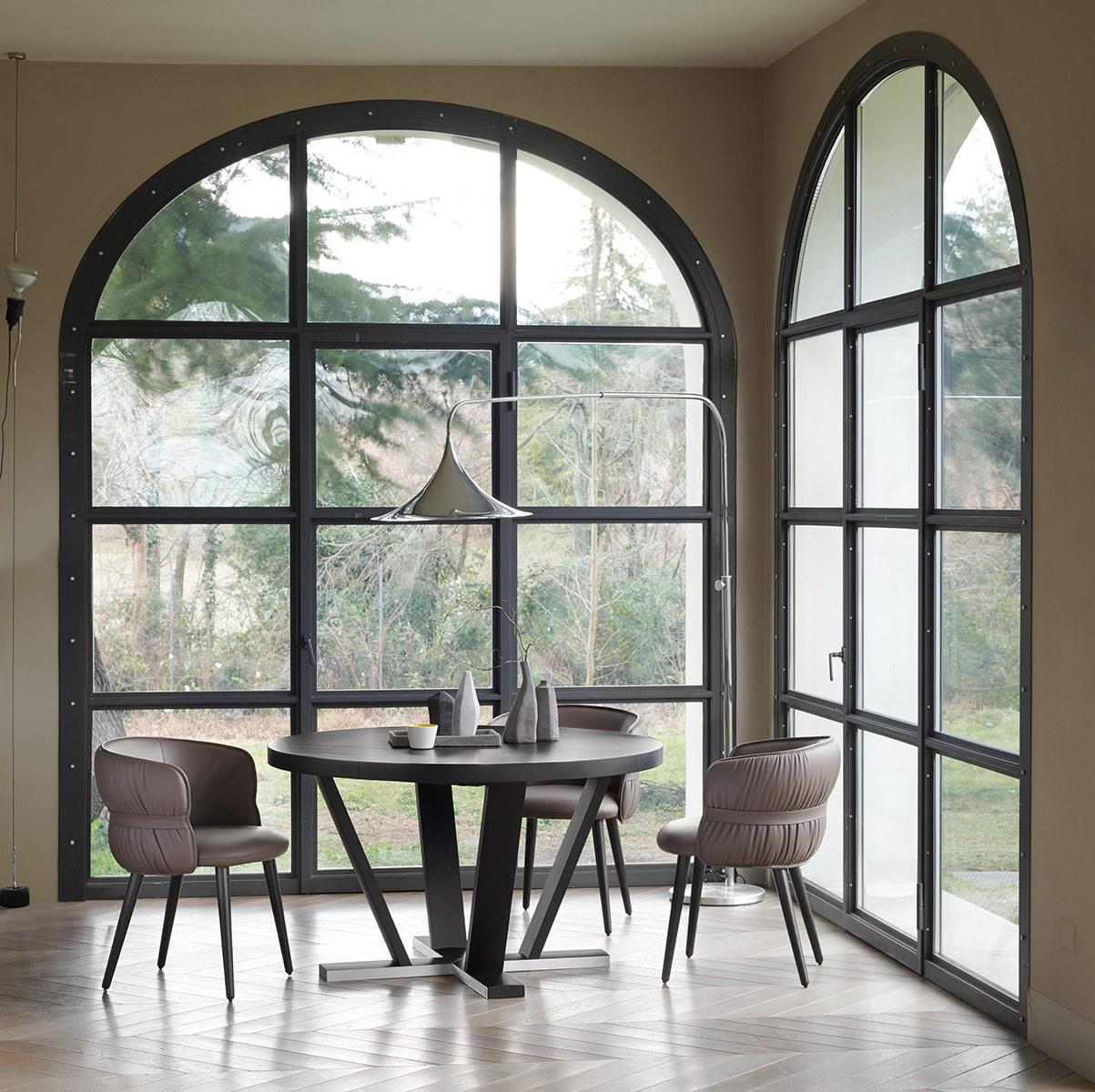 Extending round table | Aura by Potocco